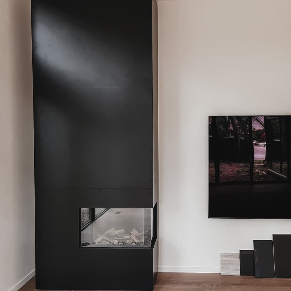 Newly finished living room